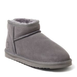 Fireside by Dearfoams Women's Riverland Genuine Shearling Micro Bootie